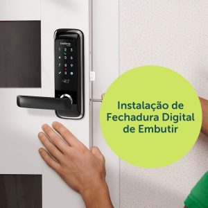 Instalação de Fechadura Digital de Embutir